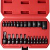 EGOFIX 25 Piece Torx Bit and Socket Set, 13 Star