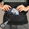 Travel Money Belt with Anti-Theft Zippered Pull Slim Travel Pouch