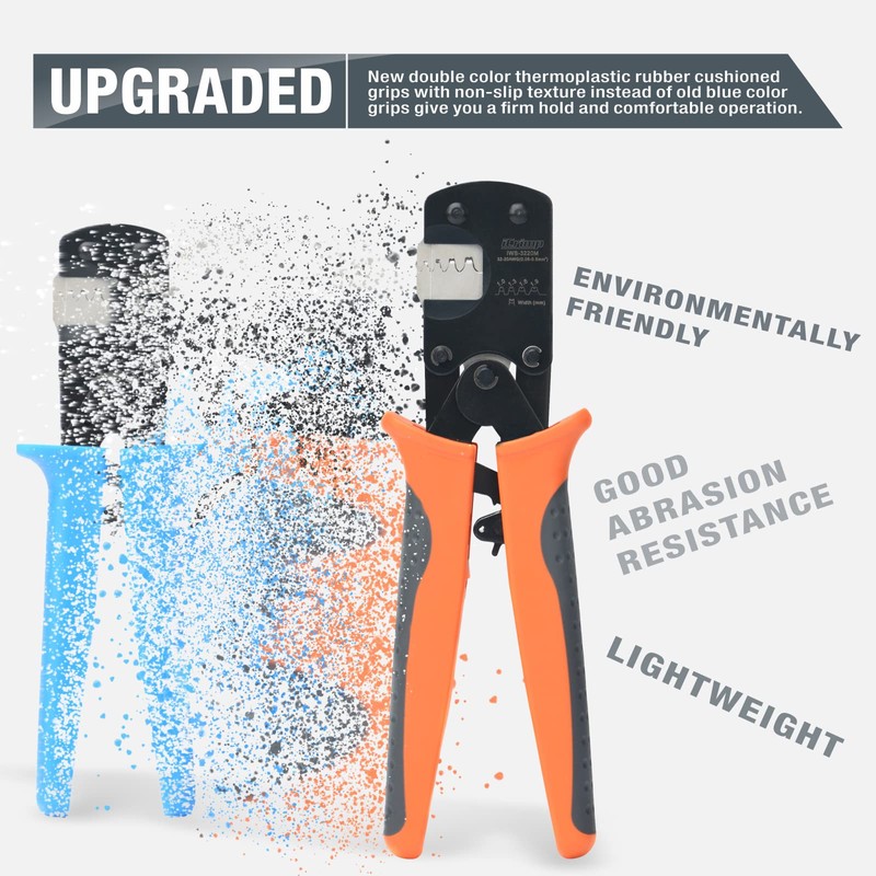 iCrimp Micro Connector Pin Crimping Tool 0.03-0.5mm² Ratcheting Crimper for