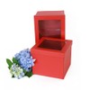 USA-S UNIKPACKAGING Square Surprise Box for Gift and Flower Arrangements