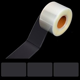 500 PCS Label Protectors, Clear Label Protectors Waterproof Clear Labels for Protecting Barcodes, Books, Numbers, Clothes Food Labels in Laboratory, Library, Office, Supermarket (3.35Ã1.97inch)