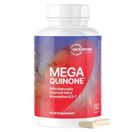 Microbiome Labs MegaQuinone – Vitamin K2 MK7 + VIT K1, Magnesium, Zinc