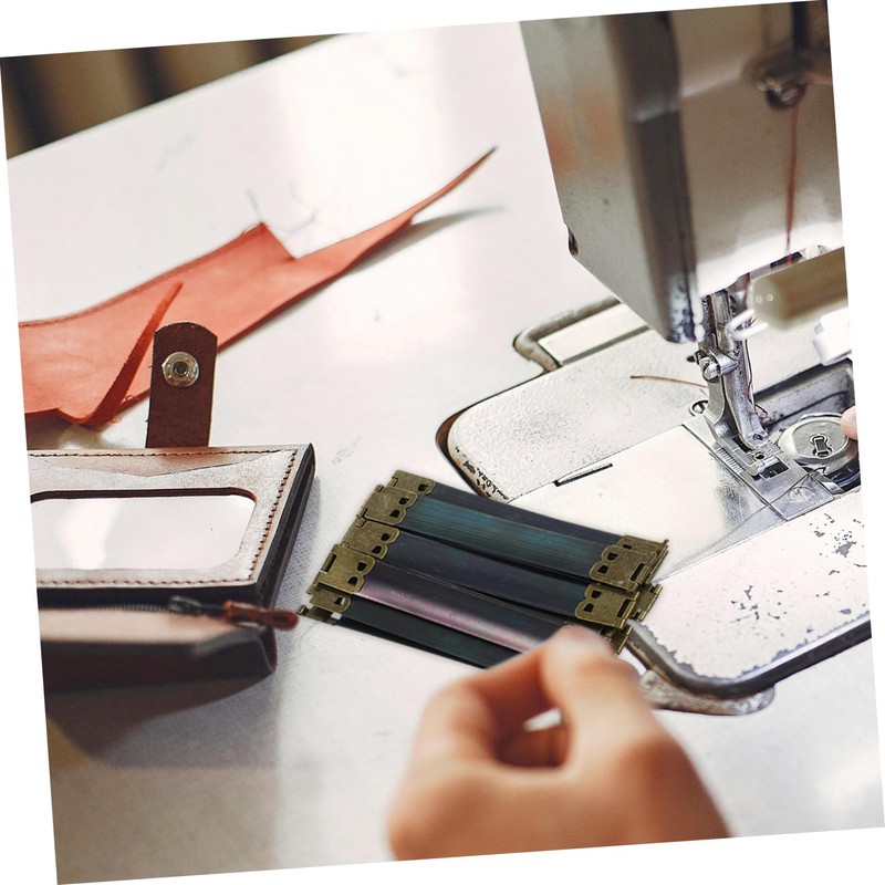 Garneck 10pcs 10cm Metal Flex Frames for Glasses Case Sewing