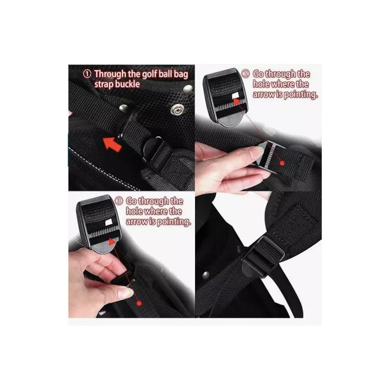 Unbranded Golf Shoulder Strap Padded Adjustable Shoulder Bag Straps Replacement