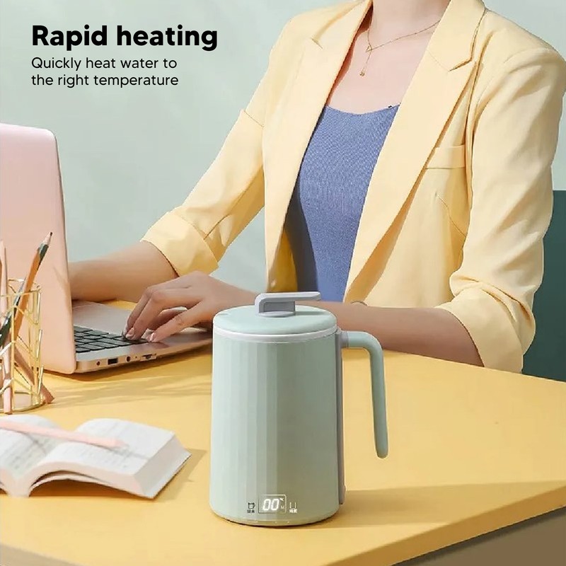Electric Kettle Fast Heating Intelligent Temp Control Portable Dry Burning