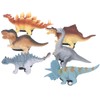 6Pcs Dinosaur Pull Back Car Children Model Simulation Brachiosaurus Tyrannosaurus