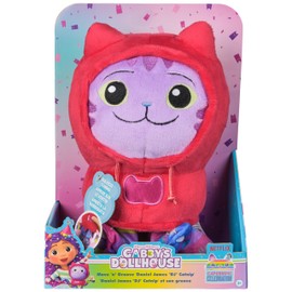 Gabby’s Dollhouse, Move & Groove Daniel James DJ Catnip Plush Toy, 25cm-Tall Stuffed Animal with Moving Arms, Kids’ Toys for Girls & Boys Aged 3+
