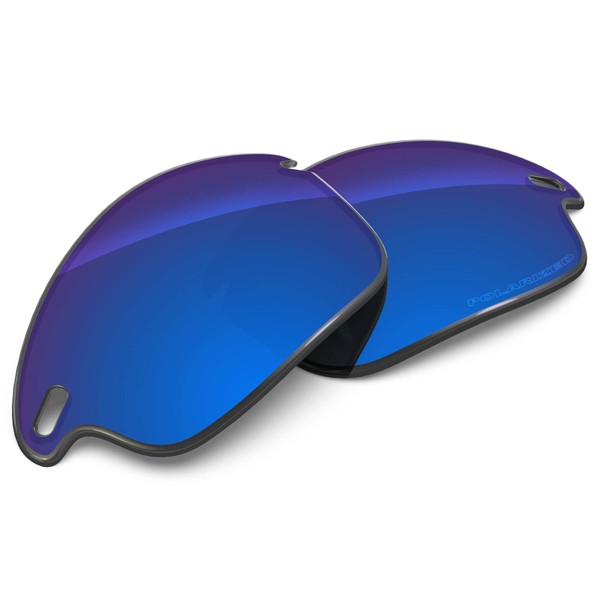 Tintart Performance - Lentes de repuesto para Oakley Fast Jacket Sunglass polarizadas grabadas, Sapphire Blue - Polarized, Talla unica