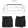 Jaspfct Server Aprons Plus Size W 3 Pockets - Half