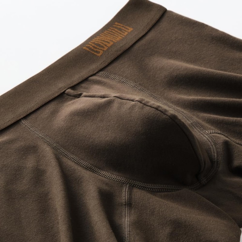 Body Wild Boxer Briefs, Low Rise Boxer, Men's, Braun