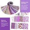Sewing Patchwork Fabric, 40-Piece Colourful Cotton Fabric Set, Floral Cotton