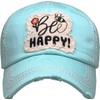 Funky Junque Womens Baseball Cap Distressed Vintage Unconstructed Embroidered Patch