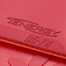 Butterfly Tenergy 05 FX Table Tennis Rubber (1.9, Red)
