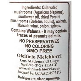 Melchiorri Porcini Mushroom Pate 6.35 Oz Jar (Pack of 2)