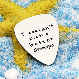 Grandpa Gifts Father's Day I couldn't Pick a Better Grandpa Guitar Pick for Best Grandpa