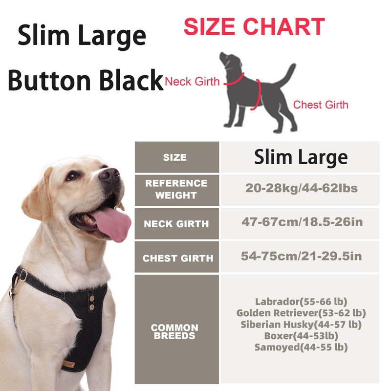 Dog Harness, No Pull Dogs Harness and Multi-Function Leash Set