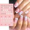 30pcs Easter Nail Art Stickers: Cute Bunny & Rabbit Nail
