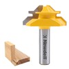 Newdeli 45-Degree Miter Router Bit - 1/2 Shank, 3/4 Stock