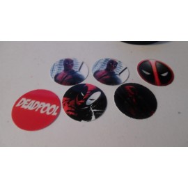 Unbranded Pre Cut One Inch Bottle Cap Images DEADPOOL DEAD POOL Free Ship - photo, 25 images