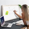 DOLLAR BOSS Magnetic Whiteboard, 24" x 18" Vintage White