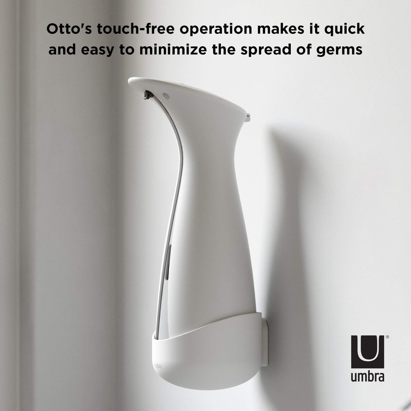 Umbra OTTO 21016793910 Auto Soap Dispenser, Wall Mounted, Automatic Sensor