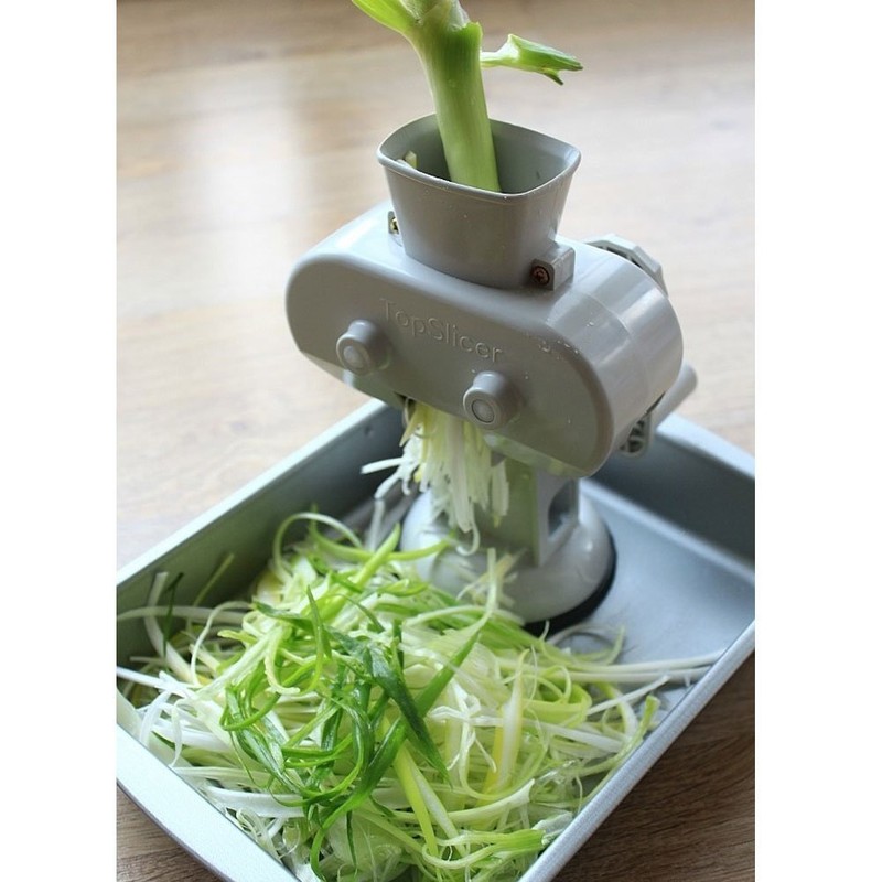 Shallot Roller Green Spring Onion Slicer Shredder + TULGIGS Vegetable