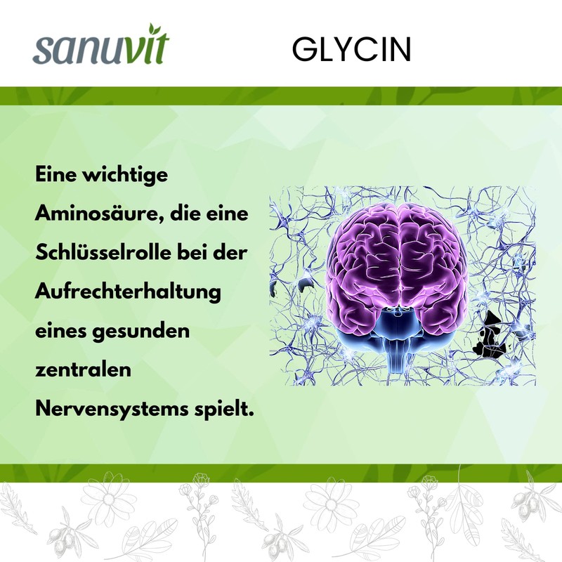 Sanuvit® - Glycine 800 mg | 180 Capsules | High