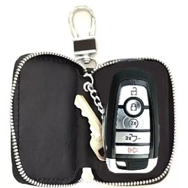 Ford Tan Faux Leather Car Remote Case. Choice of Tan or Black colors