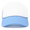 DALIX Two Tone Trucker Cap in Blue and White Hat