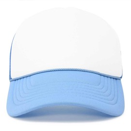 DALIX Two Tone Trucker Cap in Blue and White Hat