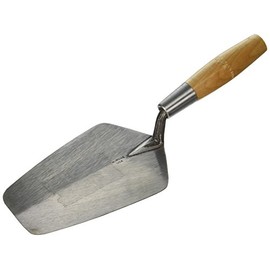 Kraft Tool RO6301 W. Rose Standard Shank Bucket Specialty Trowel with 6-Inch Wood Handle, 8-Inch