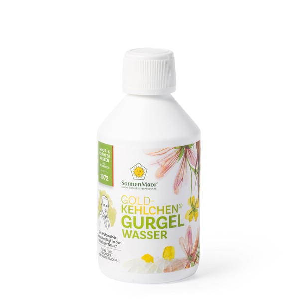 SonnenMoor Goldthroat Gargle Water - Natural Gargle Solution 250 ml