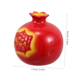iplusmile Elegant Pomegranate Vase Ceramic Floral Container for Flower Arrangements for Home Decor and Office Desk Centerpiece for Hydroponics and