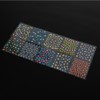 Cellretem Partners Flower Nail Stickers, 10 Sheets