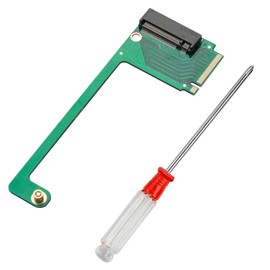 JOYJOM 2230 to 2280 Adapter for Rog Ally, for Rog Ally SSD Adapter 90 Degree 2230 to 2280 NVME M-Key 5Pin M.2 PCIe 4.0 Adapter with Screwdriver