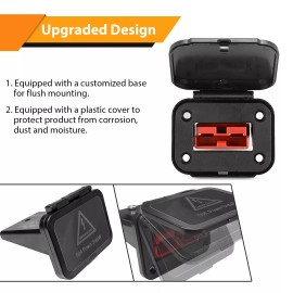 SI Winch Disconnect Terminal connector BATTERY QUICK connect Plug 50A 600V 6-16AWG