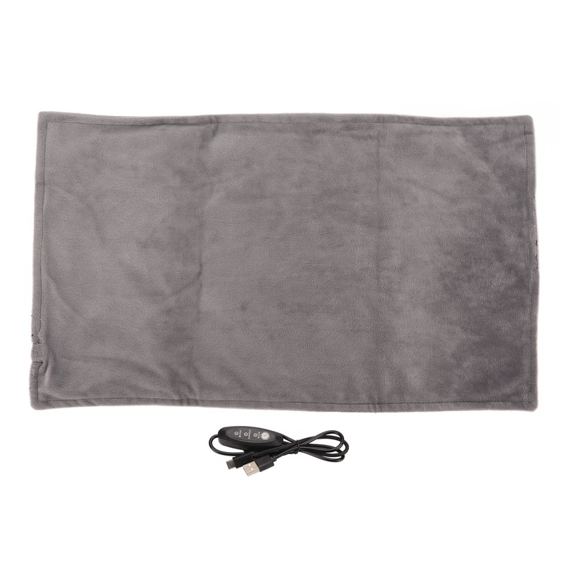 Electric Heating Pad 19x11in USB Fast Heating 3 Temp Modes