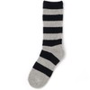Sumiyarn Pile Socks, Border, Mokomoko Socks, Room Socks, Women's, Men's,
