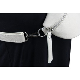 Frentree® Women's Genuine Leather Shoulder Bag, Made in Italy, Crossbody Bag, Shoulder Bag