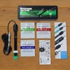 Austauschbare pH-Elektrode mit BNC-Anschluss 300 cm langes Kabel inkl. Kalibrierpulver