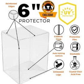 ATV Store Premium Pop protectors 6" 0.40mm thickness X 2 IN A PACK