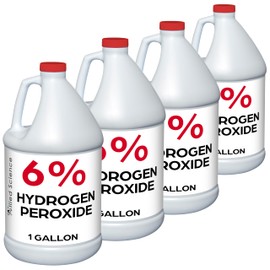 Allied Science 6% Hydrogen Peroxide, Food Grade H202 and Water, 4 Gallons