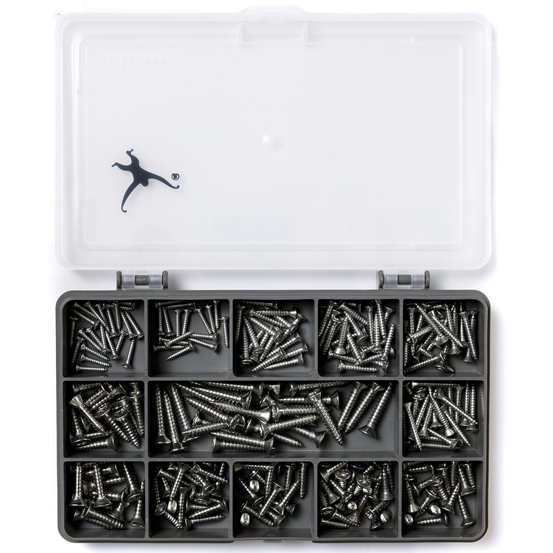 240 Assorted Pozi Countersunk Self Tapping Screws | DIN 7982
