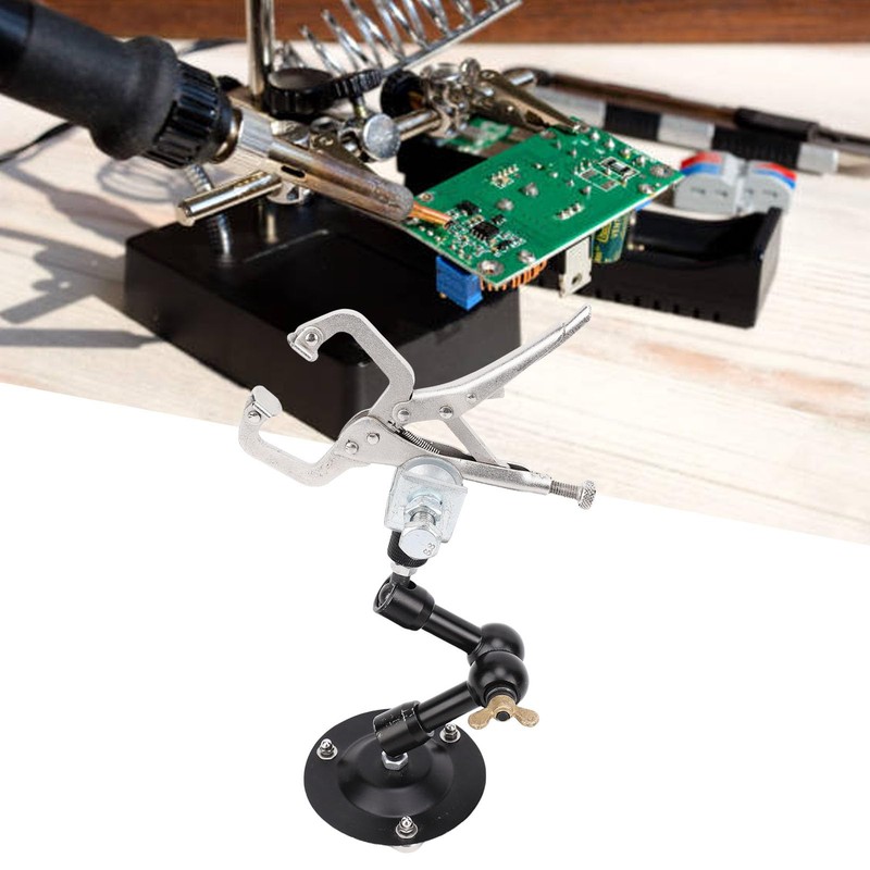 Cryfokt Helping Hands Soldering Aid, Heavy Duty Adjustable Angle Solder