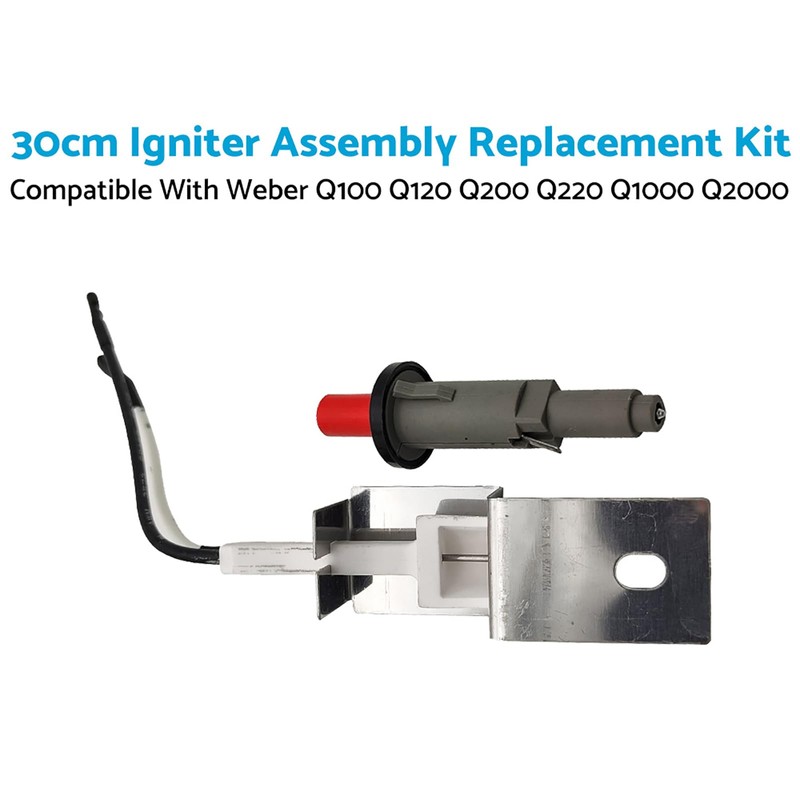 30cm Igniter Assembly Replacement Kit Suitable for Weber Q100 Q120