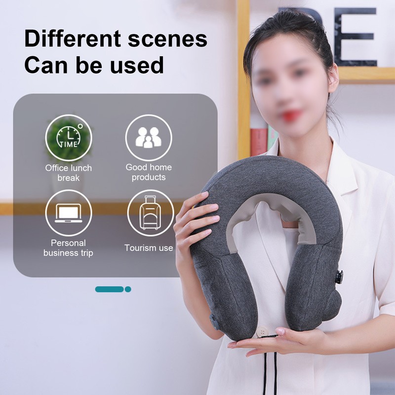 U Shaped Neck Pillow Adjustable Breathable Comfortable Neck Release Relieve