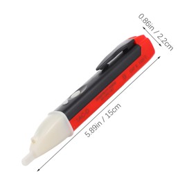 Gatuida Non Contact Electrician Pen with Sound and Light Alarm Compact Electricity Testing Tool with Flashlight for Safe Circuit Detection and Live Wire Testing