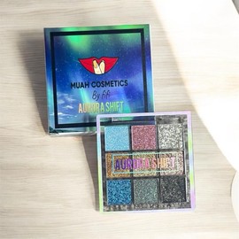 Duochrome Diamond Metallic Mini Eyeshadow Palettes Bundle/Single Makeup Cosmetic Compact - Color: Aurora Shift