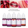 12 Bottles 10ml Lip Gloss Colorants DIY Liquid Pigment Lipgloss