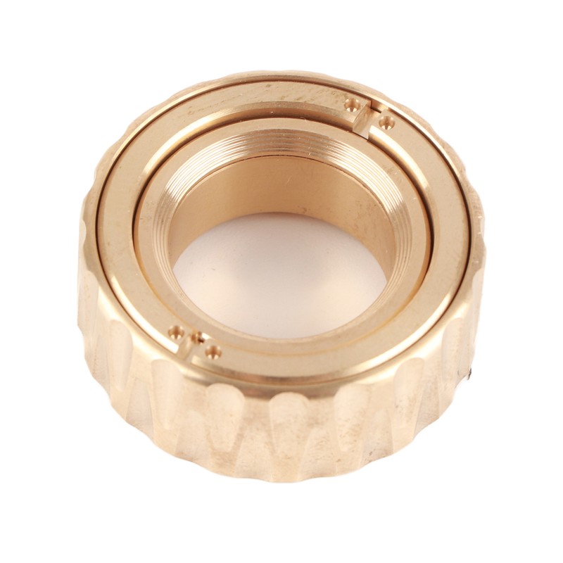 Gears Fidget Ring Anxiety Relief Rotatable Portable Metal Magnetic Adults